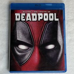 Deadpool Blu-ray + DVD + Digital HD (2016) Marvel 2-Disc Set Ryan Reynolds