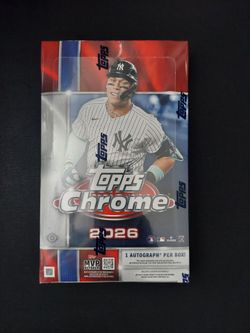 2026 Topps Chrome MLB Hobby Box