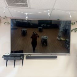 75 Inch LG TV & Vizio Sound Bar