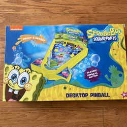 NWT SpongeBob Desktop Pinball