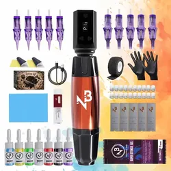 Gold Plume wireless rotary tattoo pen kit