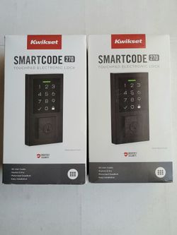 Kwikset Touchscreen 270 matte black Deadbolt