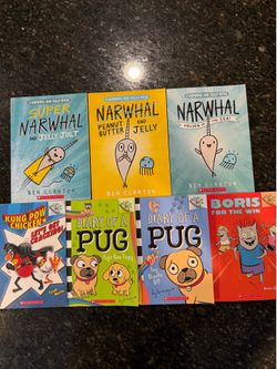 Scholastic Branches Early Reader + Narwhal and Jelly Book Lot