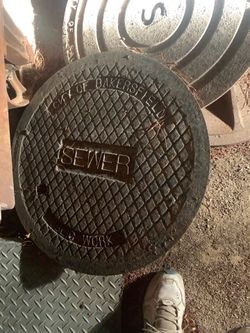 Vintage  Man Whole  covers