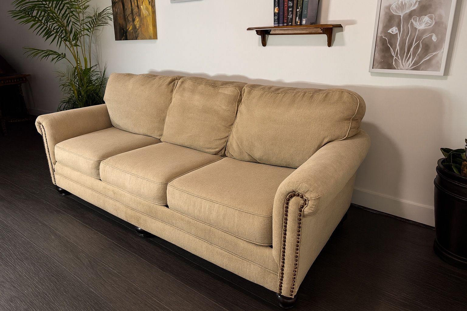 Brown Sleeper Couch