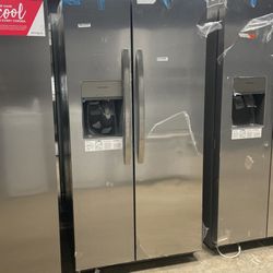 33 inch Frigidaire side-by-side refrigerator