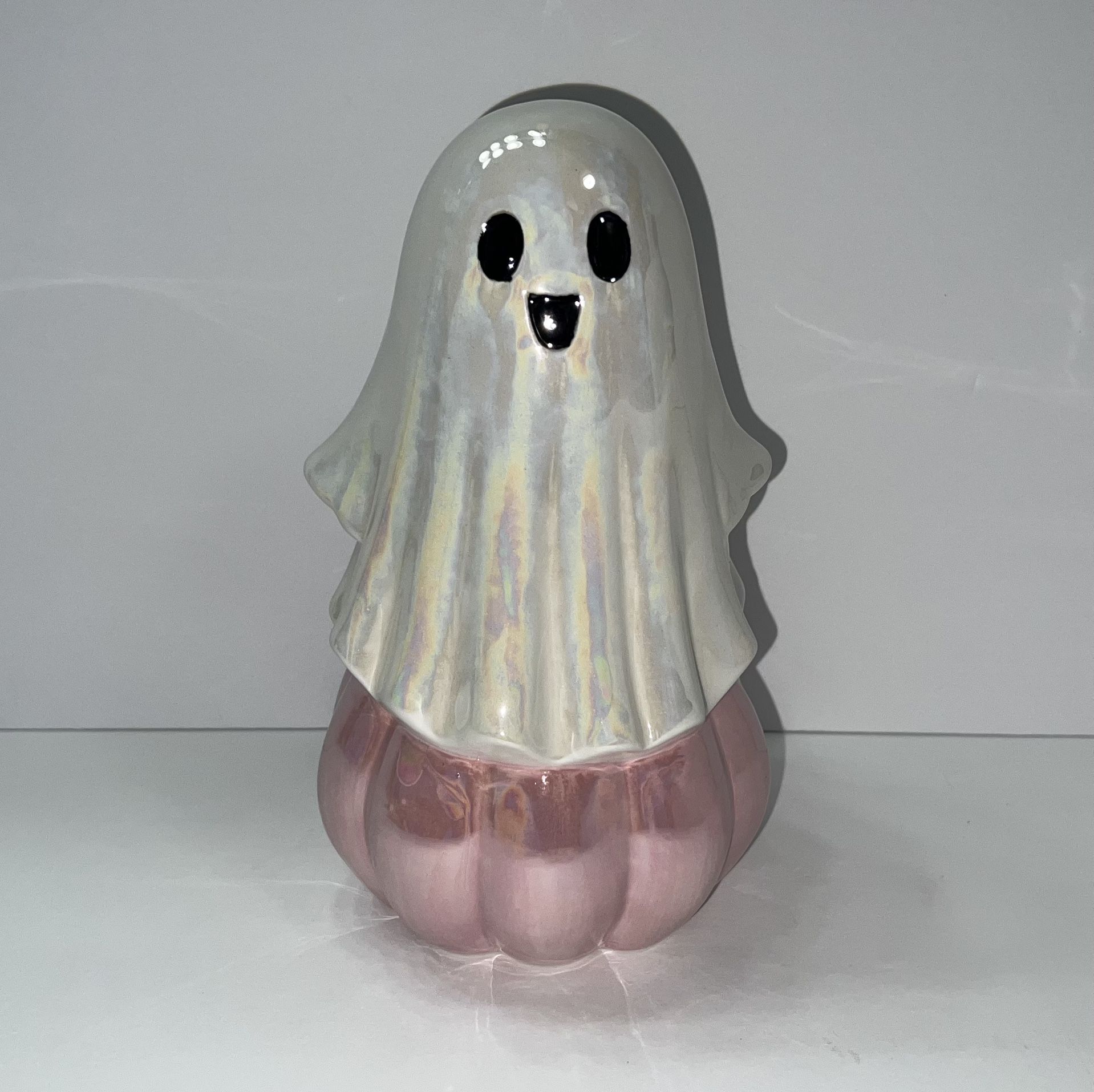 Halloween Iridescent Ghost Statue