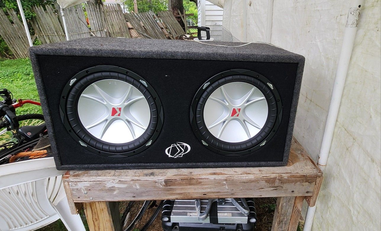 Kenwood Subwoofer And Amplifier
