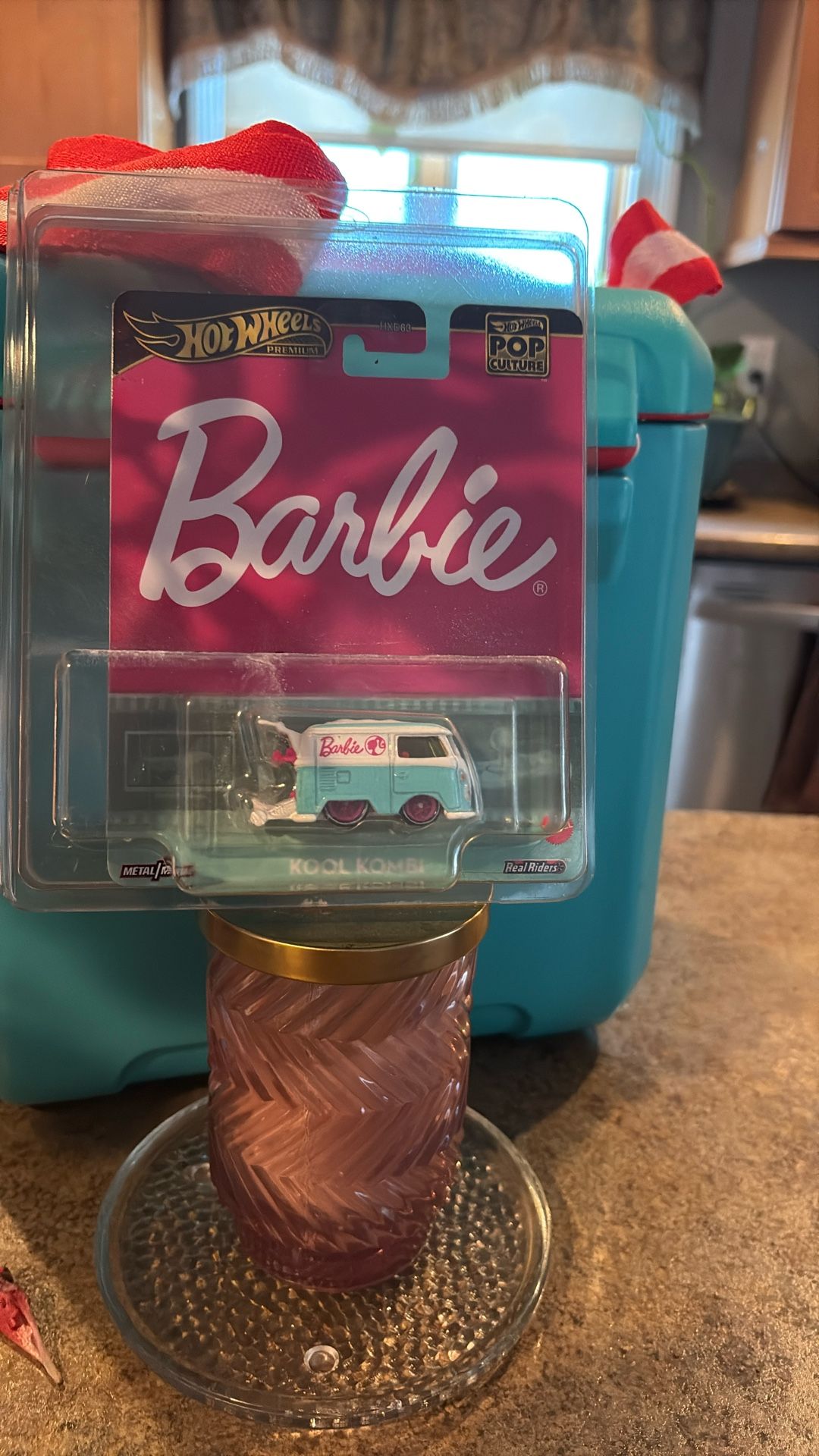 NIP HOT WHEELS® PREMIUM 2024 POP CULTURE BARBIE KOOL KOMBI VW REAL RIDERS™ VAN
