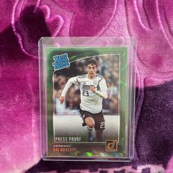 Kai Havertz Green Press Proof Rated Rookie