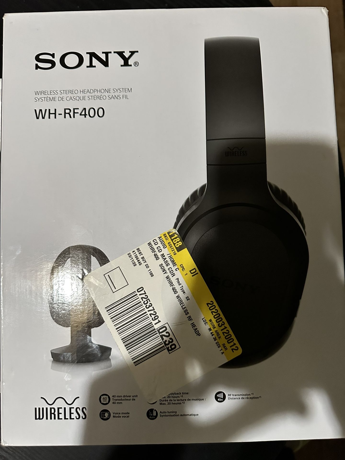 Sony WH-RF400 Headphones
