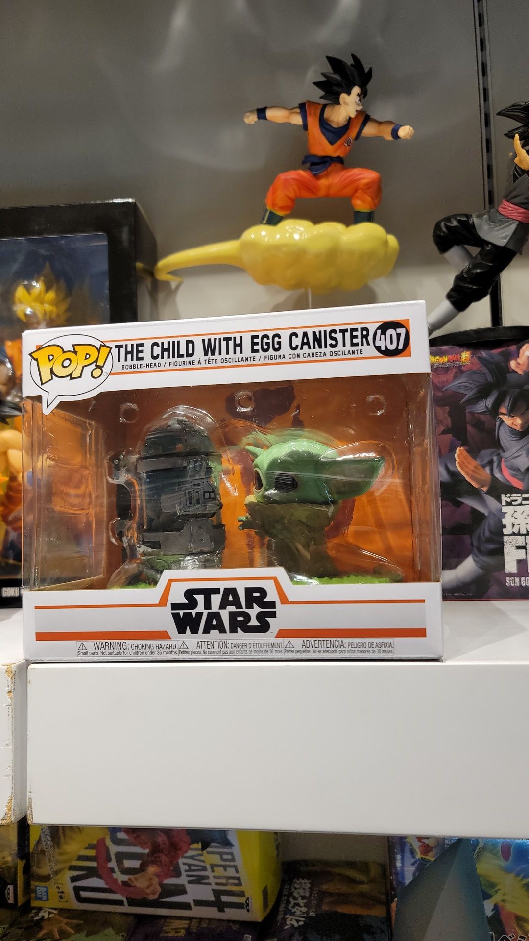 THE CHILD WITH EGG CANISTER # 407 Funko POP! STAR WARS THE MANDALORIAN