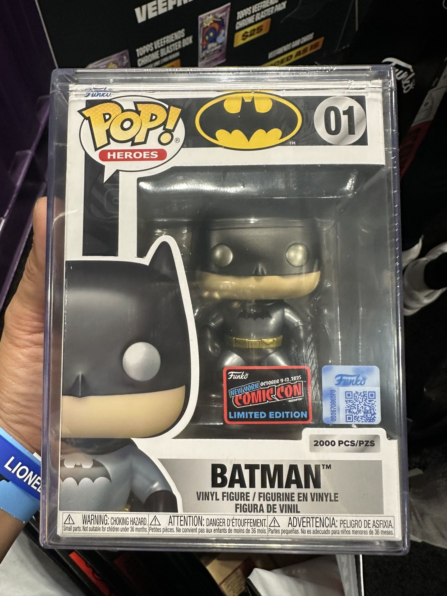 NYCC 2025 FUNKO METALLIC BATMAN LE 2000