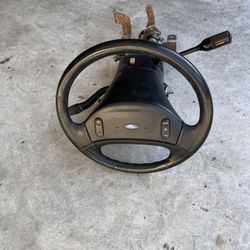 1993 Ford F-150 Steering Column  Steering Wheel 