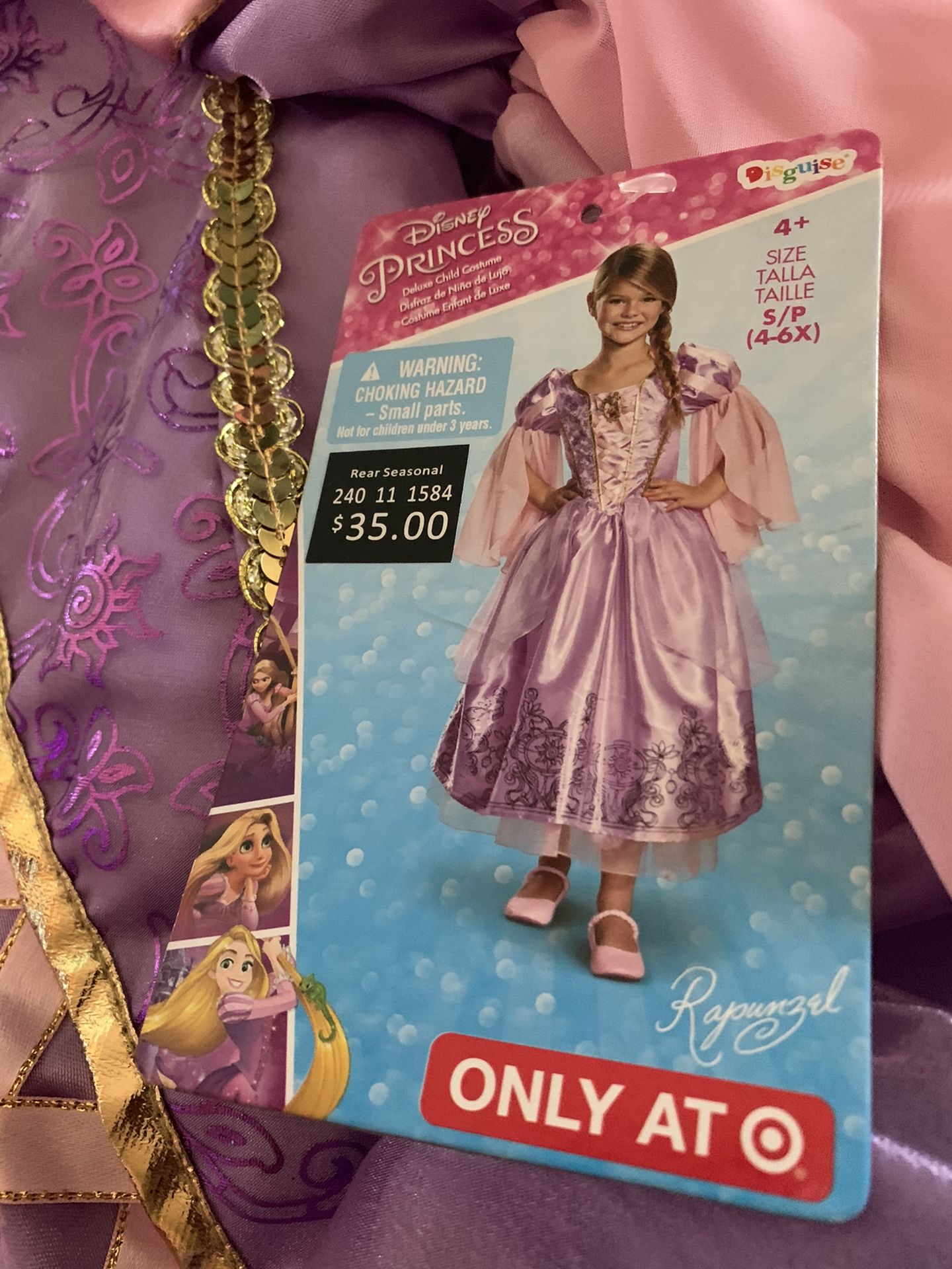 Rapunzel kids costume 4/6x