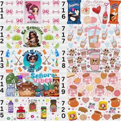 Hispanic UV DTF 16 Oz Cup Wrap