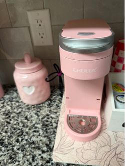 Pink coffee maker