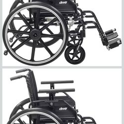Wheelchair Drive Medical PLA418FBUARAD-SF Viper Plus GT