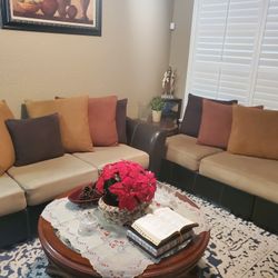 Sectional Sofa , Couch And Loveseat ,can be put As Sectional