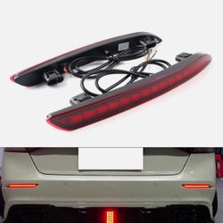 2Pcs Rear Bumper Brake Tail Lights For Honda Accord Sedan 2023-2024 LED Red