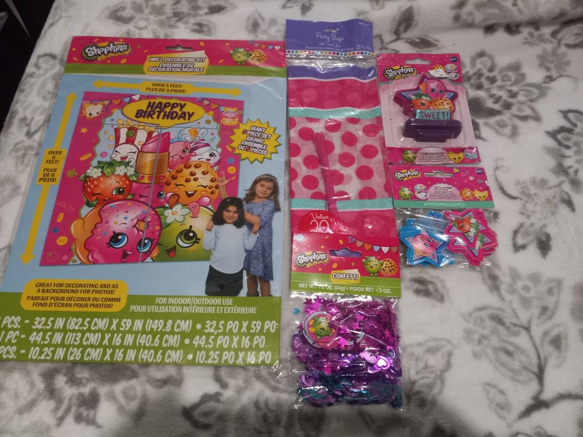 Decoración Shopkins 