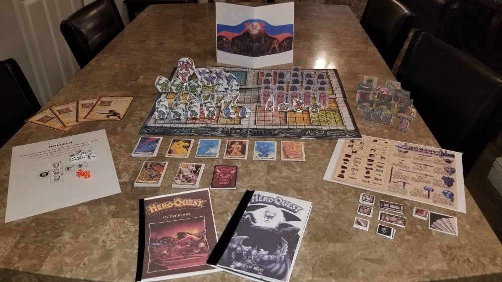 Heroquest HOMEMADE Boardgame