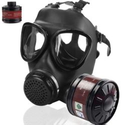 Face Gas Mask New With Filter 
