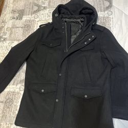 Black Rivet Coat 