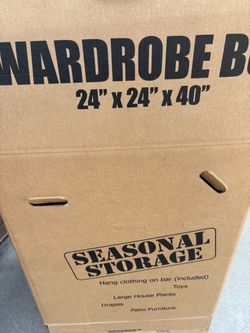 READY & WILLING WARDROBE MOVING BOXES 📦 $9 ea
