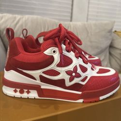 Louis Vuitton Men's Skate Red Sneaker Size 10 US 44 EU