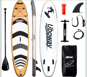 ✨ Brand NEW In Box Uboway Inflatable Stand Up Paddle Board Set