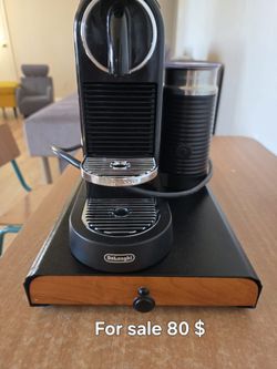 Nesspresso machine with creamer