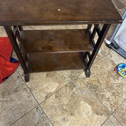 Small Shelf Table