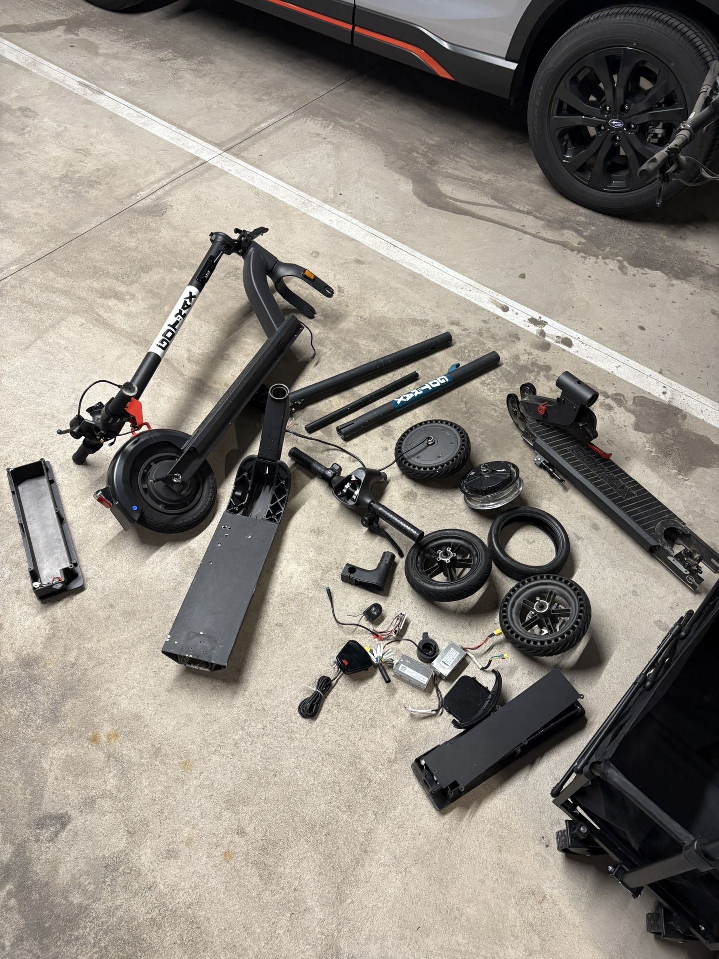 E-scooter Parts Motor And Controllers And Frames