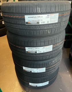 235/45R18 Hankook With Foam EV installed and balanced