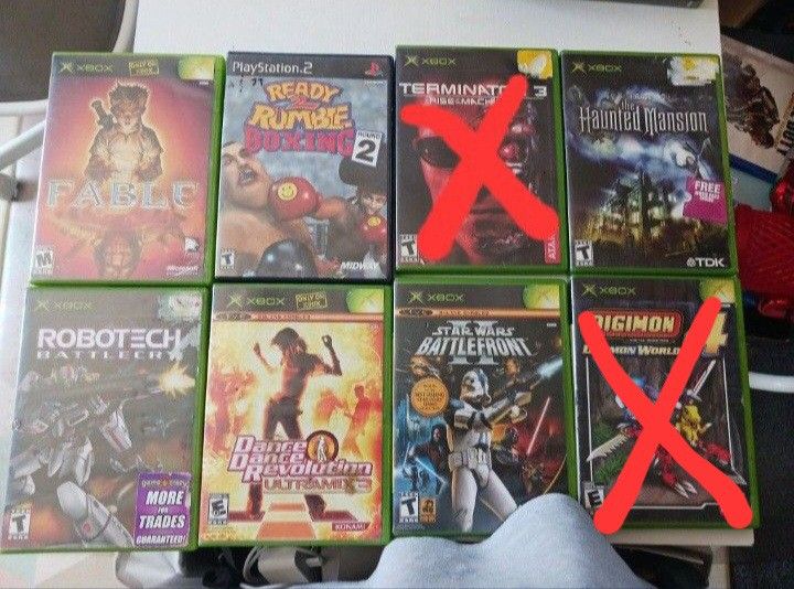 Xbox And Ps2 Games
