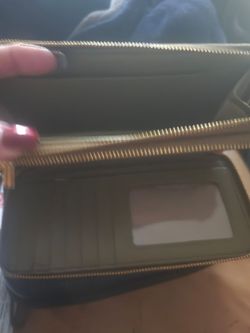 mk wallet new dbl sided compartments can fit cell phone depending on size