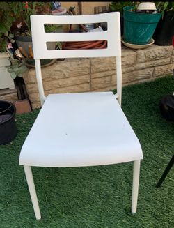 White Sturdy Chair