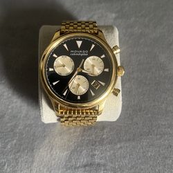 Movado Swiss Quartz Chronograph Gold