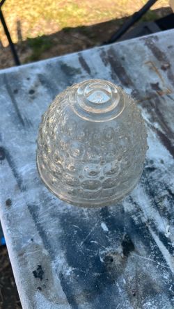 Ceiling light acorn glass