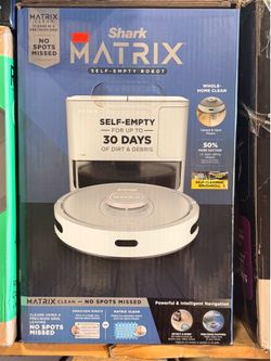 Shark Matrix 30 Day Self-Empty Robot Vacuum Brand New in Box