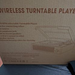 Wireless Turntable Player