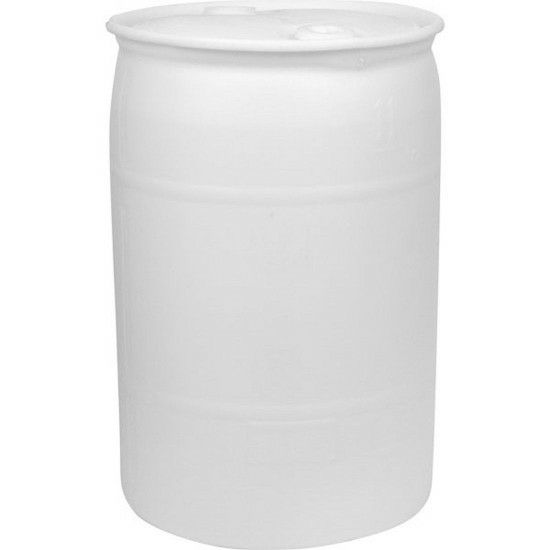 White Rain Barrel Food Grade Water Storage Reservoir 55 Gallon
