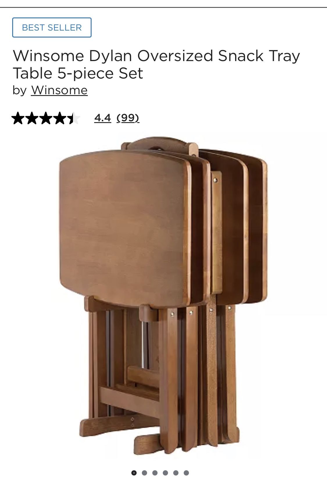 5pc Set Tray table (Kohl’s)