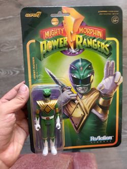 Super7 MMPR Green Ranger ReAction Figure