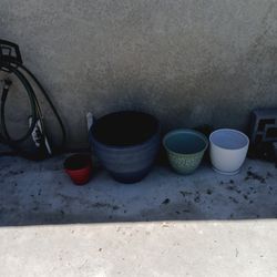 Four Plant Pots
