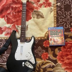 Rockband 4 PS4 Guitar(with Game)