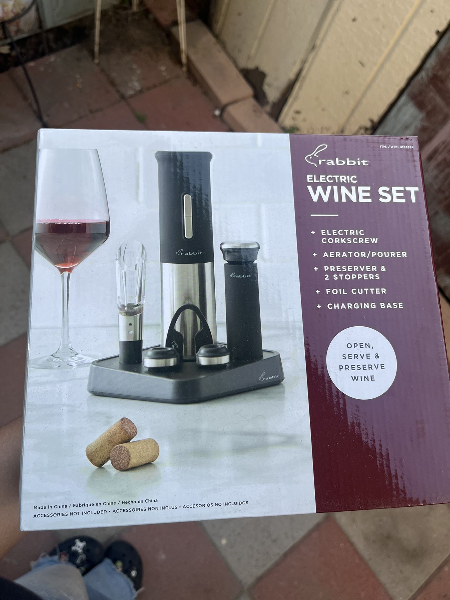 Electric wine set