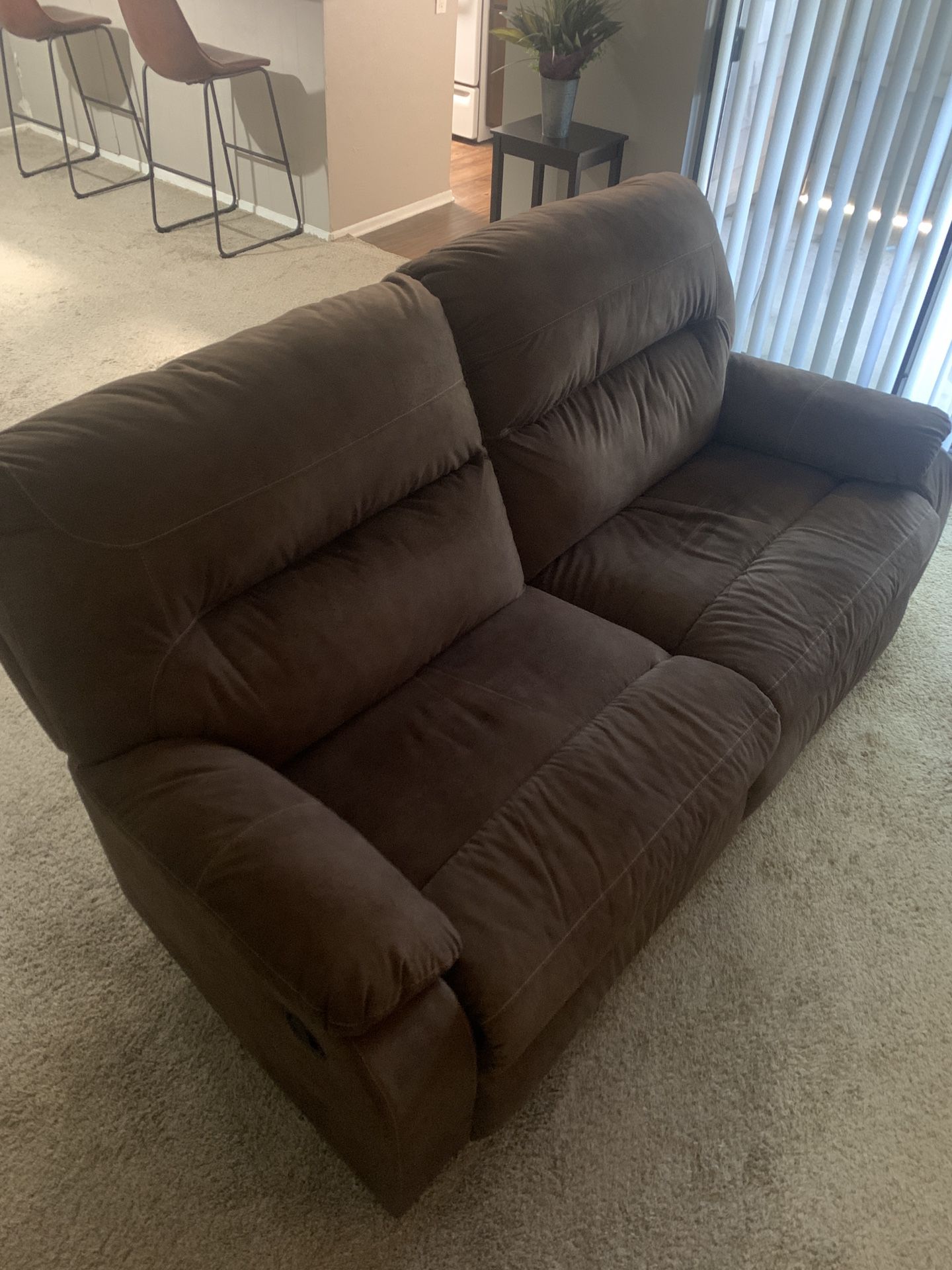 Small Brown Sofa