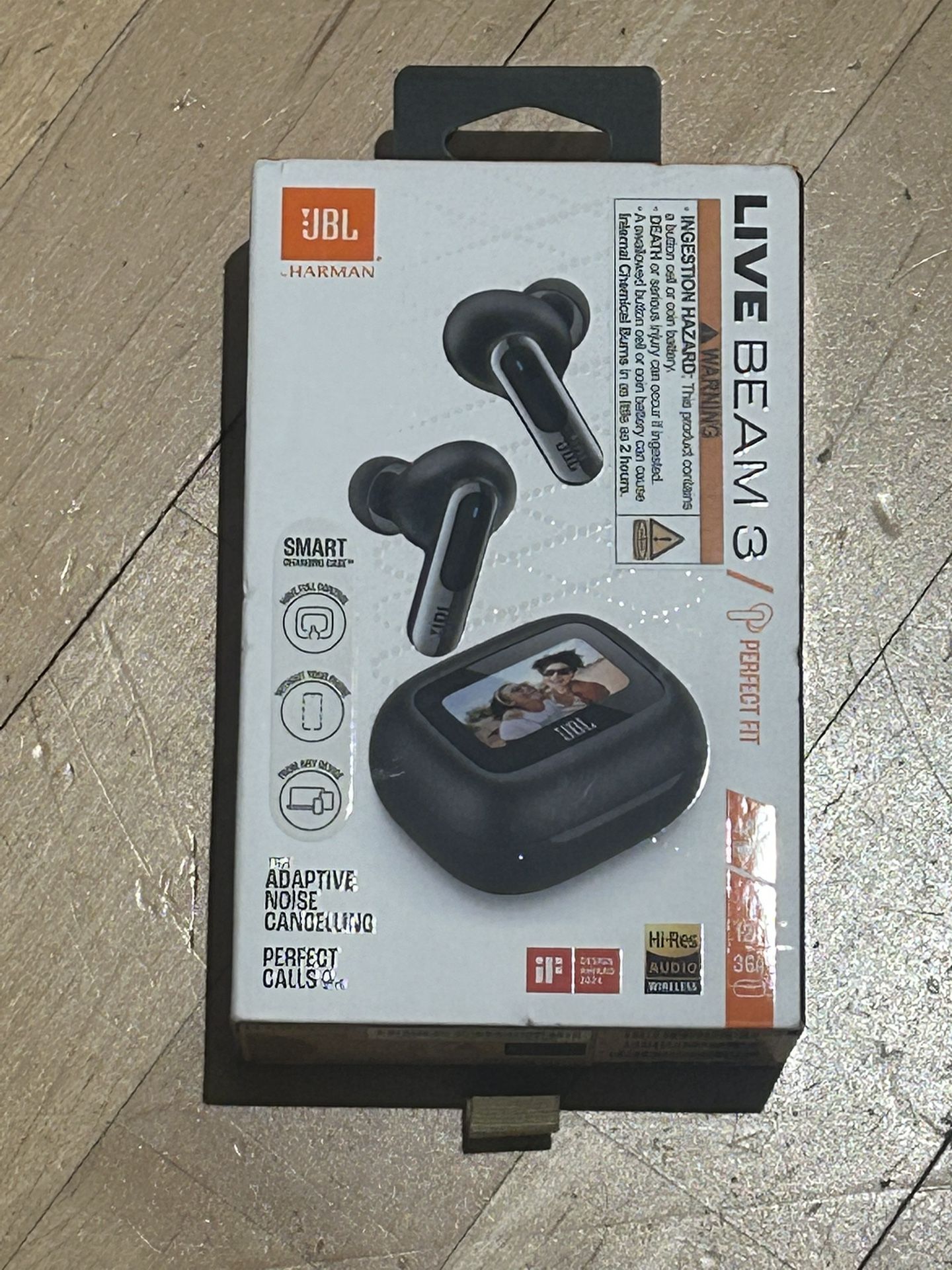 JBL - Live Beam 3 True Wireless Noise Cancelling Earbuds - 2024 - Black